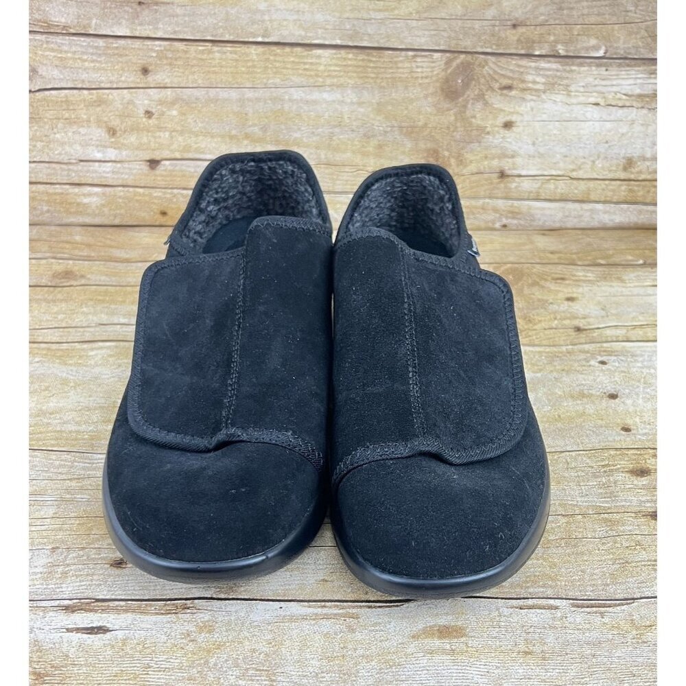 Propet Coleman Men's Slipper Black Suede Size 10 1/2 M (D)  MXA003M - Picture 2 of 7